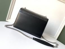 Yves Saint laurent/YSL Sunset22 female stylish vintage messenger bag chain-strap crossbody bag embellished with charming leather tag decoration 
