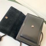 Yves Saint laurent/YSL SUnset22 mixed-material vintage messenger bag luxury flap crossbody bag 