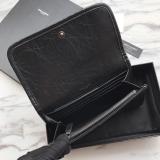 Yves Saint laurent/YSl NIKI female bifold flip long purse  multislots card holder elegant party clutch wristlet 