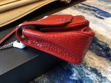 Double size Yves Saint laurent/YSL female shiny vintage flap messenger bag luxury chain-strap crossbody square bag 