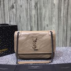 Yves Saint laurent/YSL NIKI20 female stylish vintage messenger bag graceful chain-strap crossbody bag 