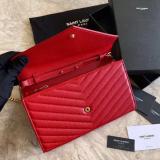 Yves Saint laurent/YSL female chevron-quilted WOC flap chain-strap crossbody bag small square bag enormous color for option