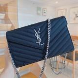 Small size Yves Saint laurent/YSL female WOC envelope-style chain-strap crossbody shoulder bag fashion smart bag 