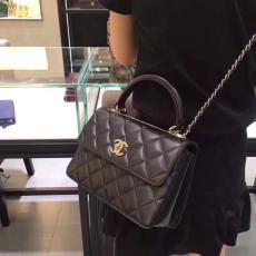 Chanel Trendy CC  AS92236 female quilted portage vintage chain-strap crossbody shoulder bag exquisite flap handbag AS92236