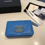 Chanel ohanel female quilted zipper smallwallet coin pouch multicolor variation