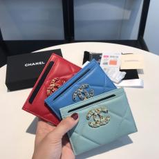 Chanel ohanel female quilted zipper card holder smallwallet coin pouch gargantuan color variation 