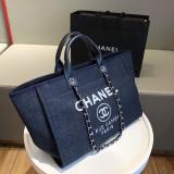 Chanel A8000 Classic lightweight large-capacity open shoping tote bag outdoor traveling luggage sand beach multistyle variation bag