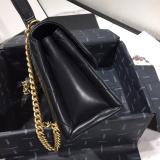 Chanel female trendy quilted flap handbag versatile vintage messenger bag lightweight chain-strap crossbody bag double size