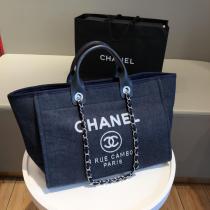 Chanel A8000 Classic lightweight large-capacity open shoping tote bag outdoor traveling luggage sand beach multistyle variation bag