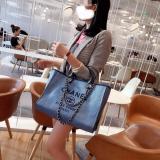 Chanel A8000 Classic lightweight large-capacity open shoping tote bag outdoor traveling luggage sand beach multistyle variation bag