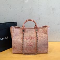 Chanel A8000 Classic lightweight large-capacity open shoping tote bag outdoor traveling luggage sand beach multistyle variation bag