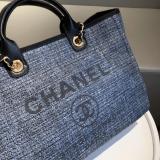 Chanel A66942 Classic lightweight large-capacity open shoping tote bag outdoor traveling luggage sand beach multistyle variation bag