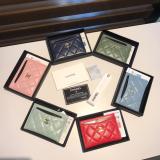 Chanel quilted zippermultislots  card holder coin pouch multicolor option 