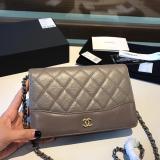 Chanel Gabrielle WOC flap  classic quilted chain-strap crossbody bag versatile small square envelope bag multiple color variation 