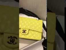 Chanel  CF A01112 female quilted classic flap crossbody bag  with iconic Double-C twist fastener  medium size