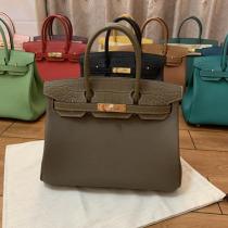 Hermes BIrkin Touch 30cm handbag purely-hand-stiched traveling holiday bag  large-capacity briefcase laptop bag  in crocodile and togo leather