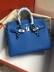 Hermes Birkin 25cm top-handle handbag elegant open lightweight shopping tote bag indispensable female piece  in swift calfskin leather 
