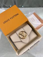 M69176 Louis Vuitton/LV female clamshell three-folding small wallet short purse multislots card holder