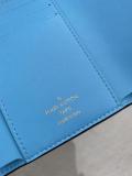 M69176 Louis Vuitton/LV female clamshell three-folding small wallet short purse multislots card holder