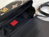 M45385 Louis vuitton/LV Pochette Métis crafted handbag monogram-printed vintage messenger crossbody bag with detachable strap and iconic S-lock