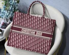 Dior elegant embroidered-velvet book tote handbag lightweight traveling shopping bag arrive in double size 