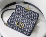 Dior classic 30 Montaigne vintage messenger crossbody bag exquisite socialite party clutch with detachable and adjustable strap