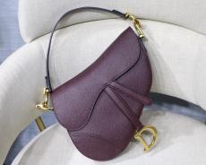 Dior sleek vintage messenger saddle bag casual chest shoulder  bag with stirrup magnetic clasp and antique gold hardware