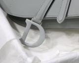 Dior feminine vintage oblique saddle messenger bag with stirrup magnetic clasp and ultramatte hardware 