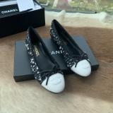 Chanel classic female bowknot flat ballerina shoe skim-proof loafer breathable toe shoe 