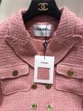 Chanel lady's casual double-breasted button cropped jacket coldproof autumn coat socialite evening party wear