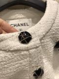 Chanel female upscale couture ready to wear casual windproof cropped jacket autumn warm coat with decorative camellia charming at side chest