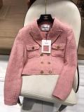 Chanel lady's casual double-breasted button cropped jacket coldproof autumn coat socialite evening party wear
