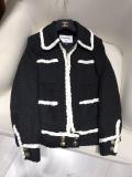 Chanel lady's vintage socialite cropped jacket with braided trim and long sleeve trendy casual wear 