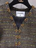 Chanel lady vintage casual open-front cropped jacket coat gorgeous autumn chanel ready to wear