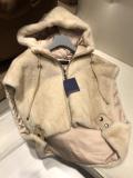 Louis Vuitton/LV high-end ready to wear cold-proof casual mink fur vest with detachable hood must-have severe winter fur coat