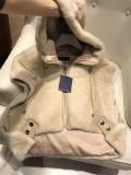 Louis Vuitton/LV high-end ready to wear cold-proof casual mink fur vest with detachable hood must-have severe winter fur coat