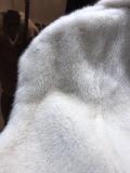 Louis vuitton /LV luxury beige Mink vest  fur waistcoat sleeveless mink fur jacket  with oversized fluffy hood essential winter outfit piece