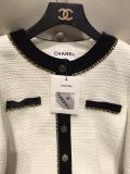 Chanel lady stylish vintage collarless cropped jacket high-version chanel ready to wear autumn female warm coat 