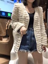 Chanel vintage socialite collarless Mink fur jacket warm coat winter leather outerwear idea birthday gift for girlfriend lover