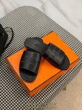 crocodile-effect Hermes men's flat sandal summer slipper footwear half drag mules size39-45