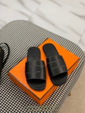 crocodile-effect Hermes men's flat sandal summer slipper footwear half drag mules size39-45
