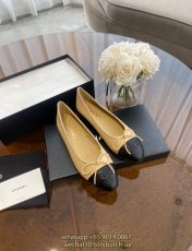 Chanel tassel flat ballet shoes casual slide pump slip-on party dancer footwear siz35-40