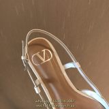 Valentino garavani pointy slingback flat sandal women's daily pump slip-on with ceramic signature