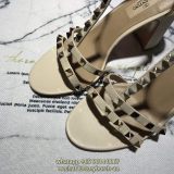 Valentino Garavani rockstud caged sandal chunky heel pump slip-on daily summer footwear size35-40