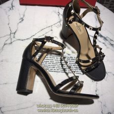 Valentino Garavani rockstud caged sandal chunky heel pump slip-on daily summer footwear size35-40