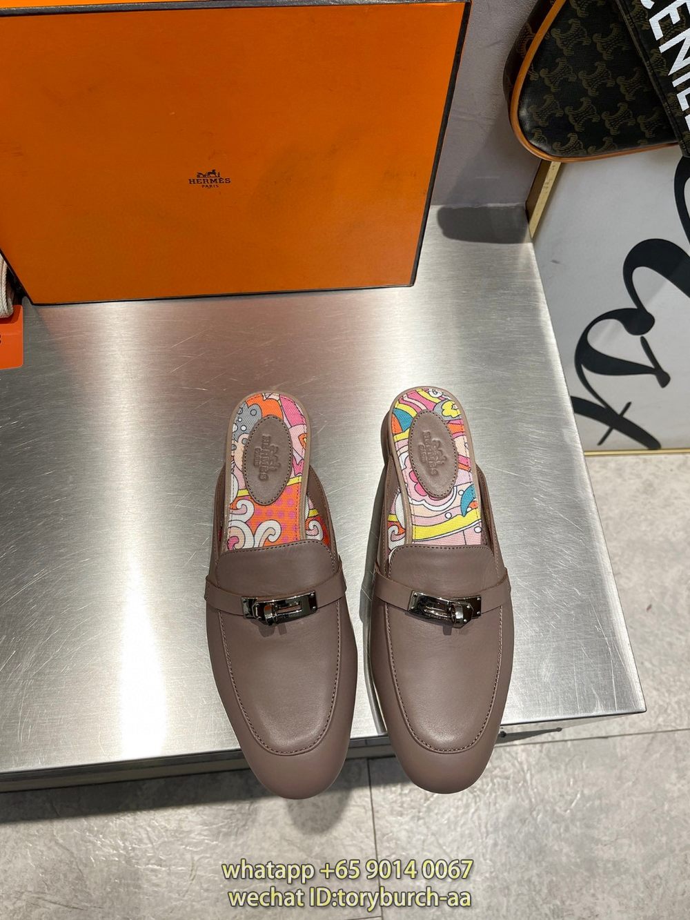 Hermes flat shoes outlet