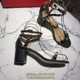 Valentino Garavani ankle-strap chunky-heel sandal women's summer pump size35-40