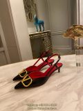 Valentino garavani kitten heel slingback pump slip-on casual strapped sandal ladies summer footwear Size 35-40