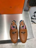 Hermes women's flat Kelly mules half drag shoes summer sandal slipper ladies daily pump size35-39