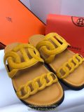Hermes unisex couple sandal shoes women's flat summer slipper sandy beach sandal size35-45